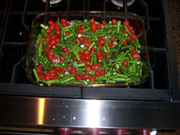 Photo of Pasta with Roasted Asparagus and Goat Cheese instructions