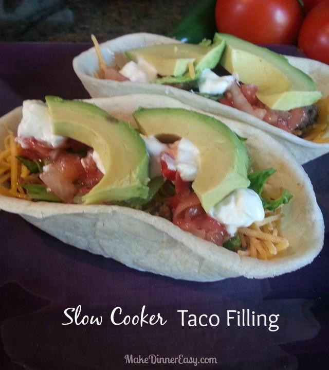 Slow Cooker Taco Filling