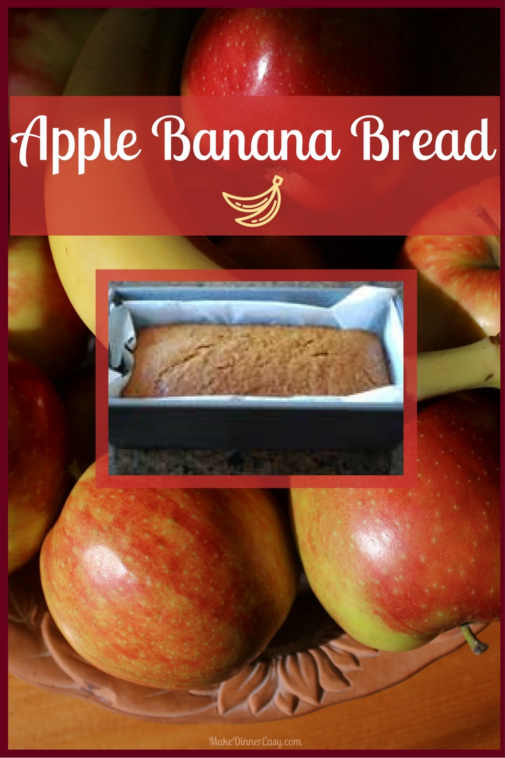 Apple banana bread recipe