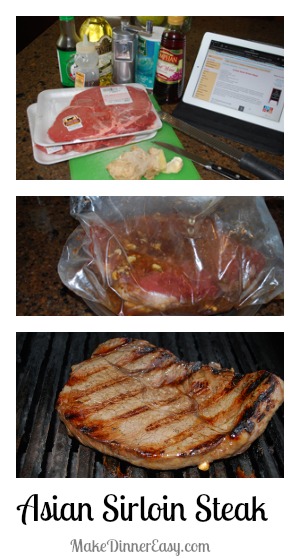 Asian sirloin steak recipe