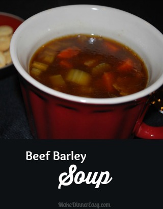 Beef Barley Soup Recipe