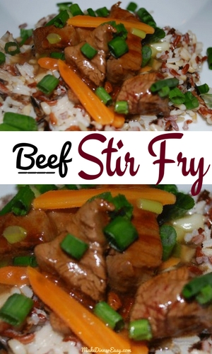 homemade beef stir fry