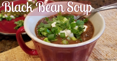 Black bean soup recipe