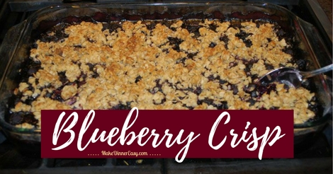 blueberry crisp recipe