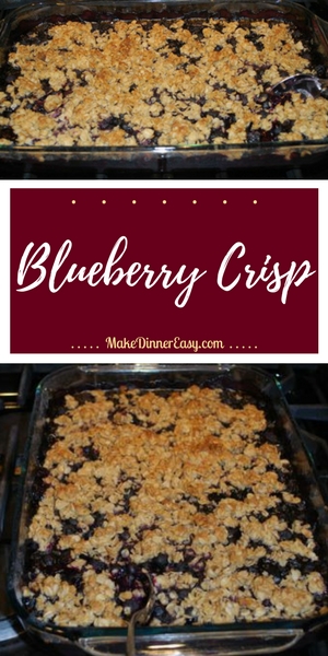 blueberry crisp