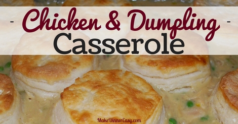 chicken and dumpling casserole recipe