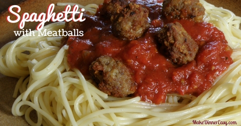 spaghetti and meatballs recipe