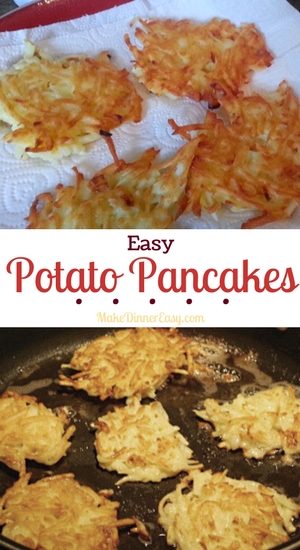Easy potato pancake recipe