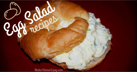 Easy egg salad recipes