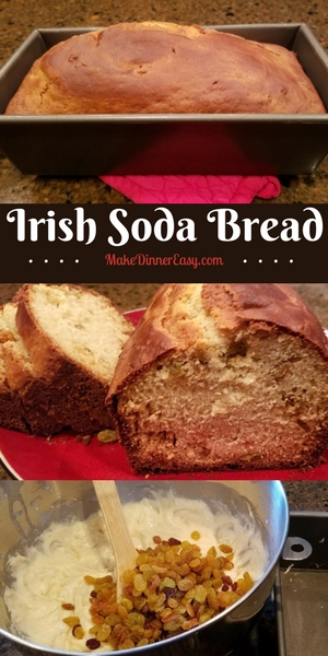 A sweeter variety  of Irish Soda Bread. Completely delicious recipe and can be served for breakfast, a snack, or for dessert.