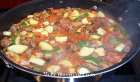 itialian sausage skillet