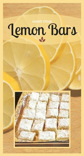 Easy lemon bar recipe