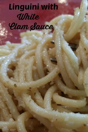 linguini with white clam sauce