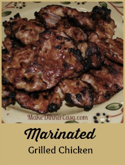 marinated grilled chicken recipe