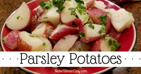 Parsley potatoes recipe