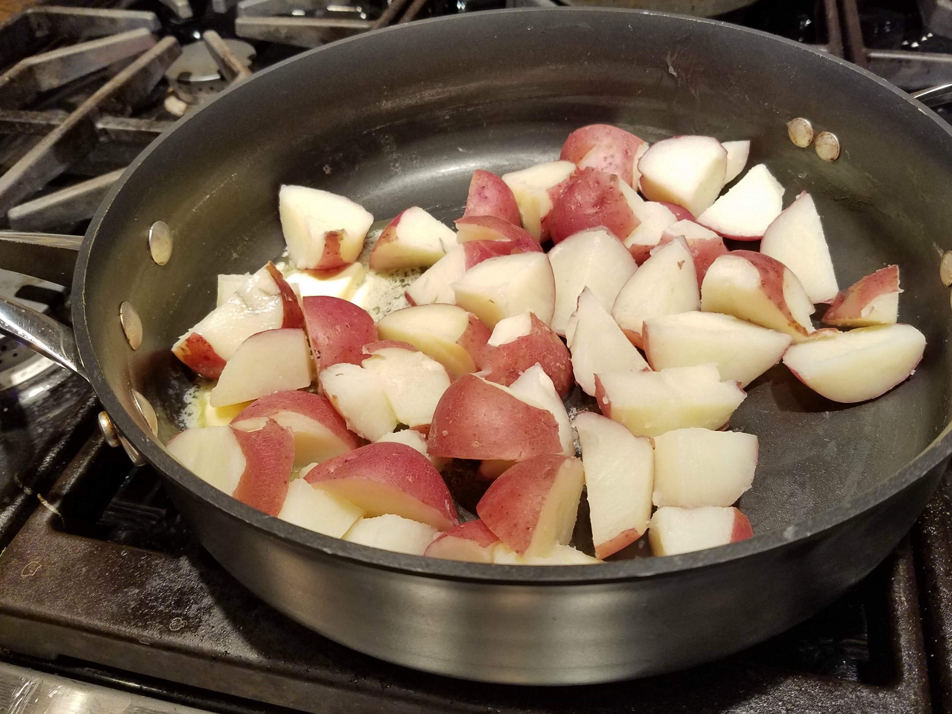 Parsley potatoes stovetop