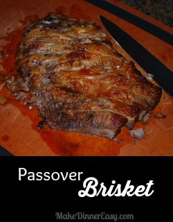 Passover brisket recipe