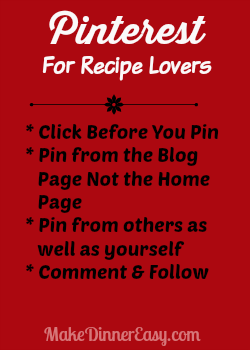 pinterest for recipe lovers