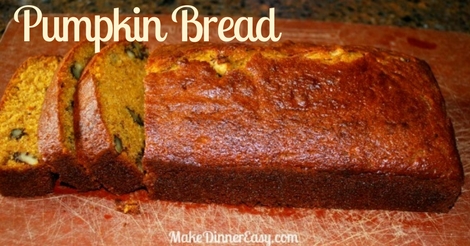 pumpkin bread recipe