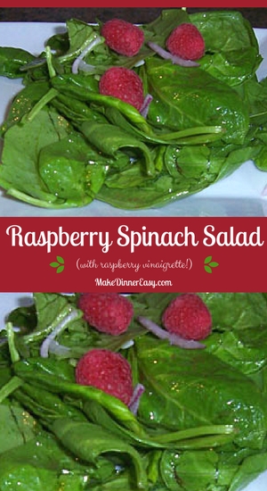 raspberry spinach salad recipe