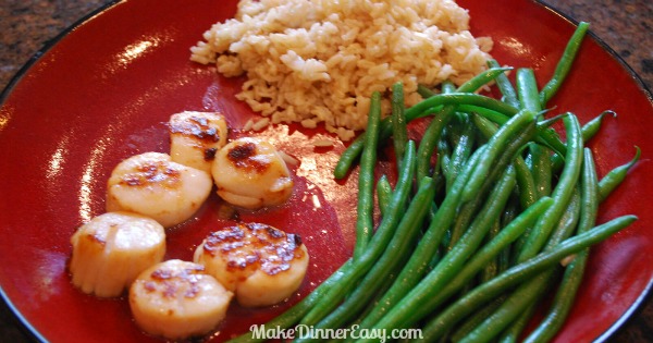simple sauted scallops