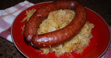 Slow cooker kielbasa and sauerkraut recipe