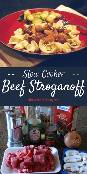 A Beef Stroganoff recipe your family will love, made easy by use of the slow cooker.