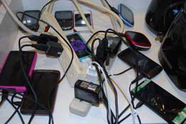 Team Phones Charging