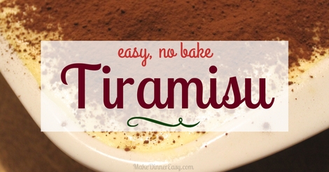 tiramisu recipe