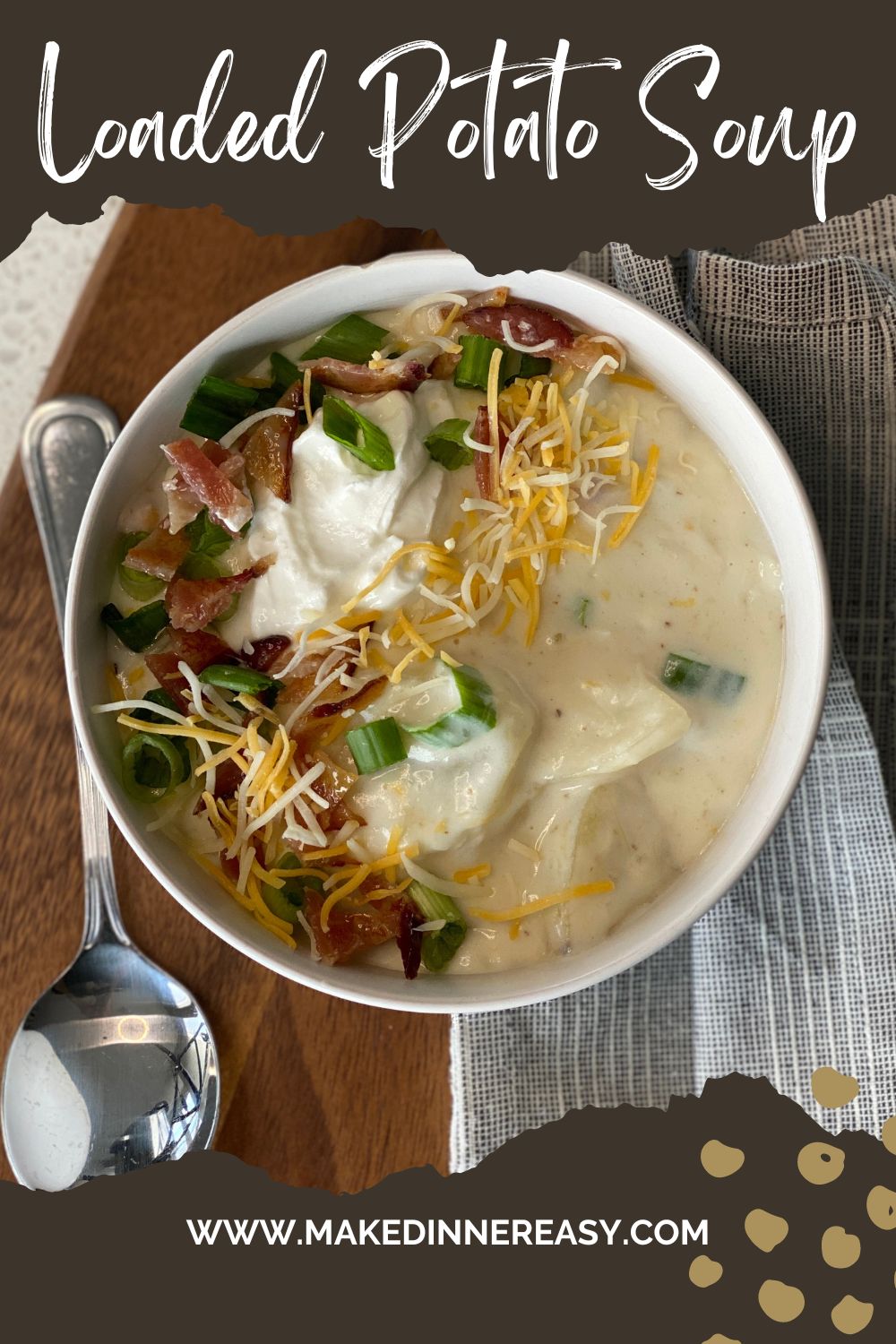 Loaded potato soup pin