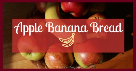 Apple banana bread recipe