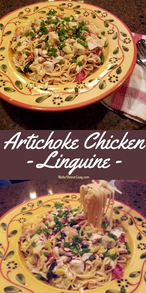 Artichoke Chicken Linguine Recipe