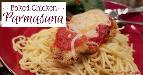 Baked chicken parmasana recipe