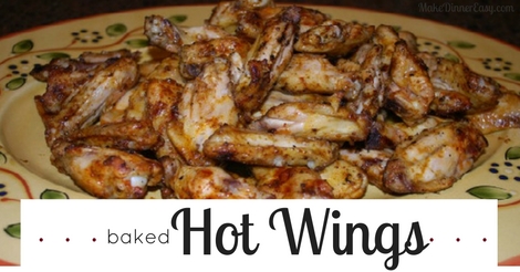 baked hot wings