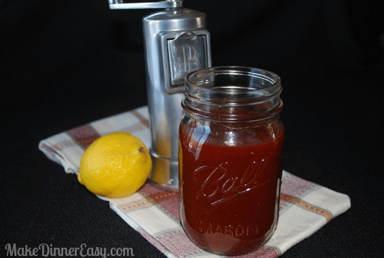 homemade barbeque sauce