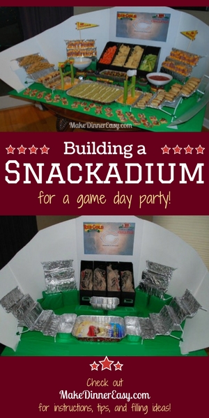 making a game day snackadium