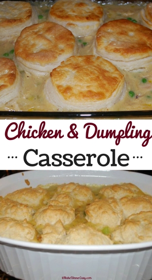 chicken and dumpling casserole recipe