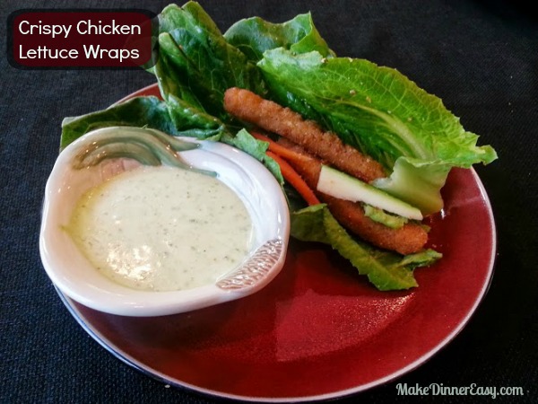 crispy chicken lettuce wraps