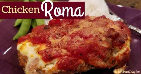 Baked chicken Roma recipe