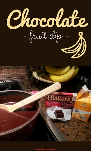 chocolate fruit dip