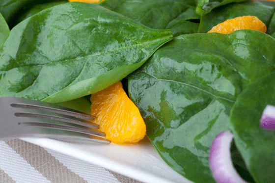 citrus spinach salad