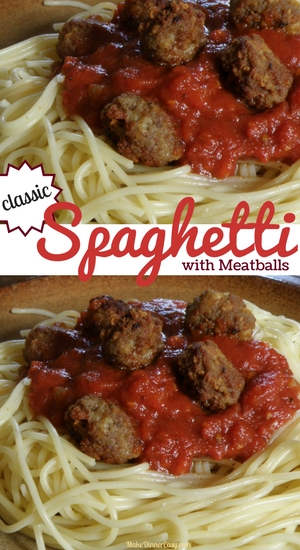 spaghetti with meatballs recipe