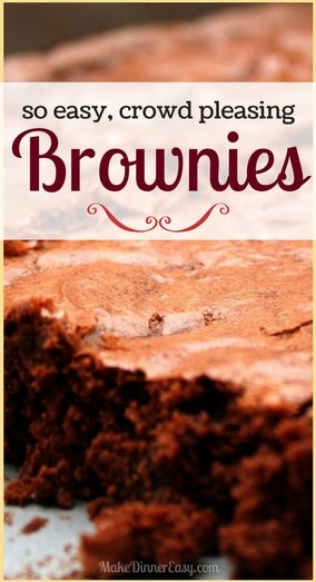 Brownie recipe for a crowd