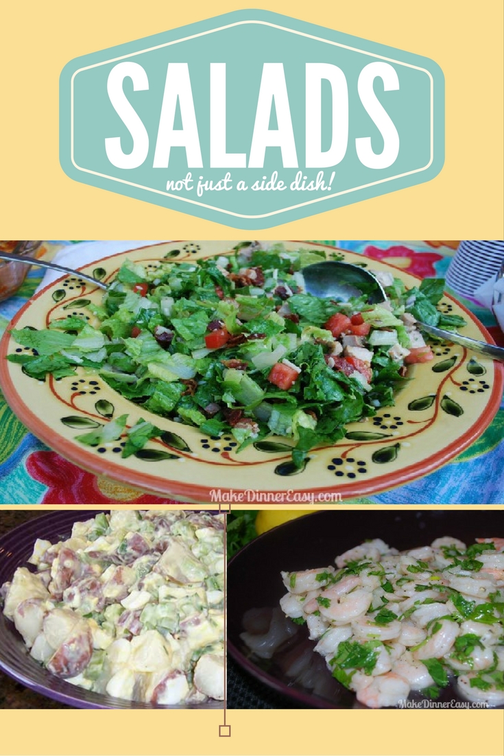 Easy dinner and side salad recipes for any occasion!