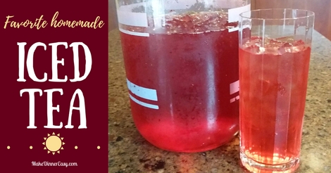 Favorite homemade iced tea recipe