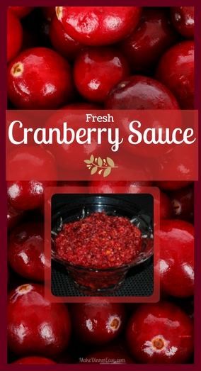 Fresh cranberry sauce recipe