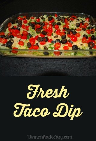fresh taco dip
