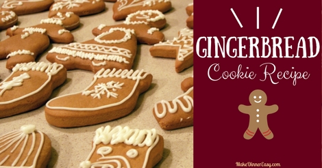 Gingerbread cookie recipe