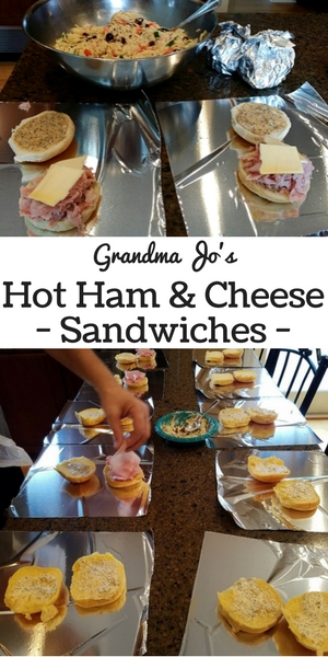 Hot Ham and Cheese Sandwiches