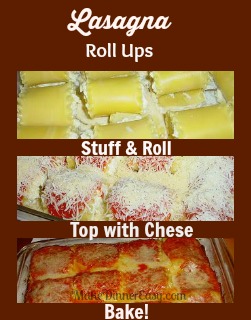 lasagna roll ups recipe